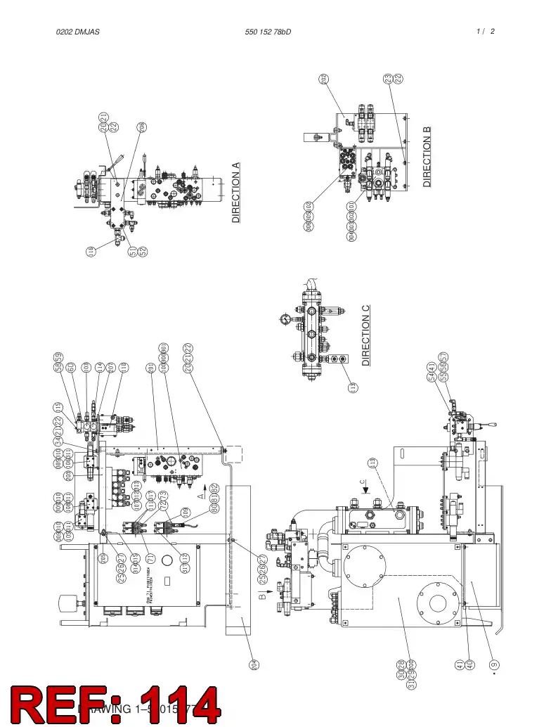 23737968 237 379 68 PRESSURE RELIEF VALVE - Sandvik Technical Drawing