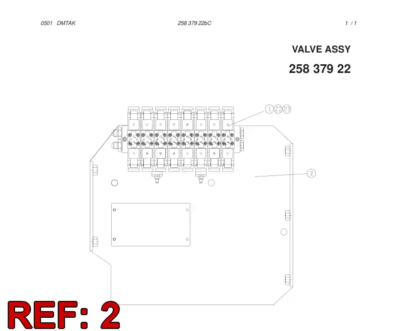 23738848 237 388 48 PLATE - Sandvik Technical Drawing