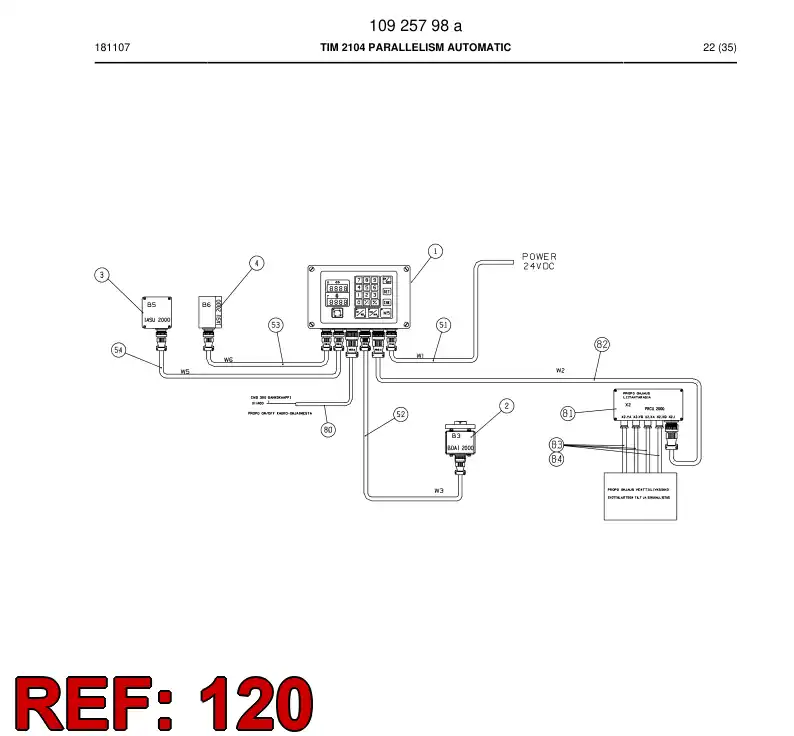 23740808a 237 408 08a TIM 2104 PARALLELISM AUTOMATIC - Sandvik Technical Drawing