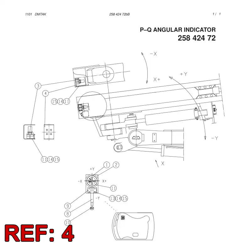 23741408 237 414 08 SUPPORT - Sandvik Technical Drawing