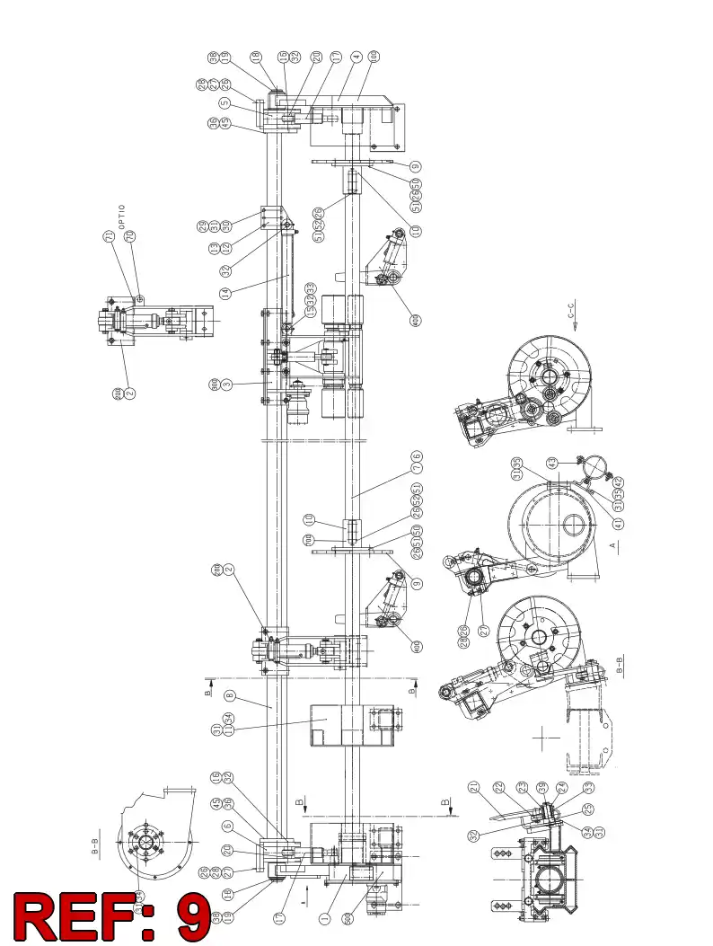 23746448 237 464 48 FEED PLATE - Sandvik Technical Drawing