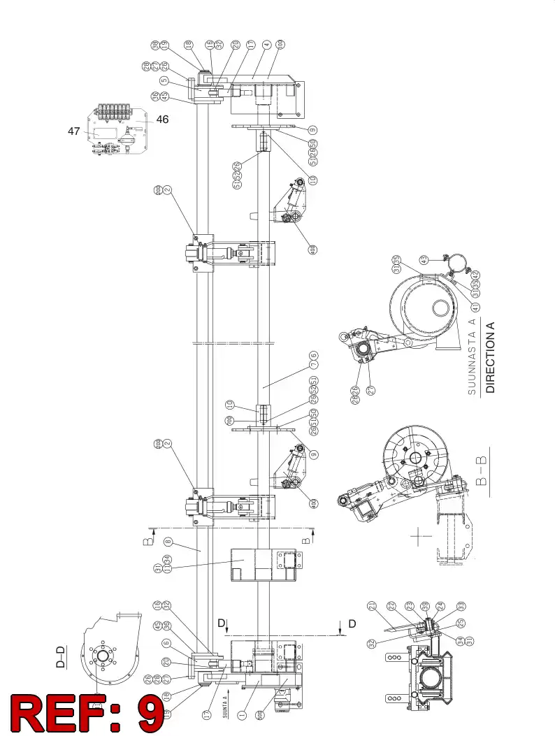 23751428 237 514 28 FEED PLATE - Sandvik Technical Drawing