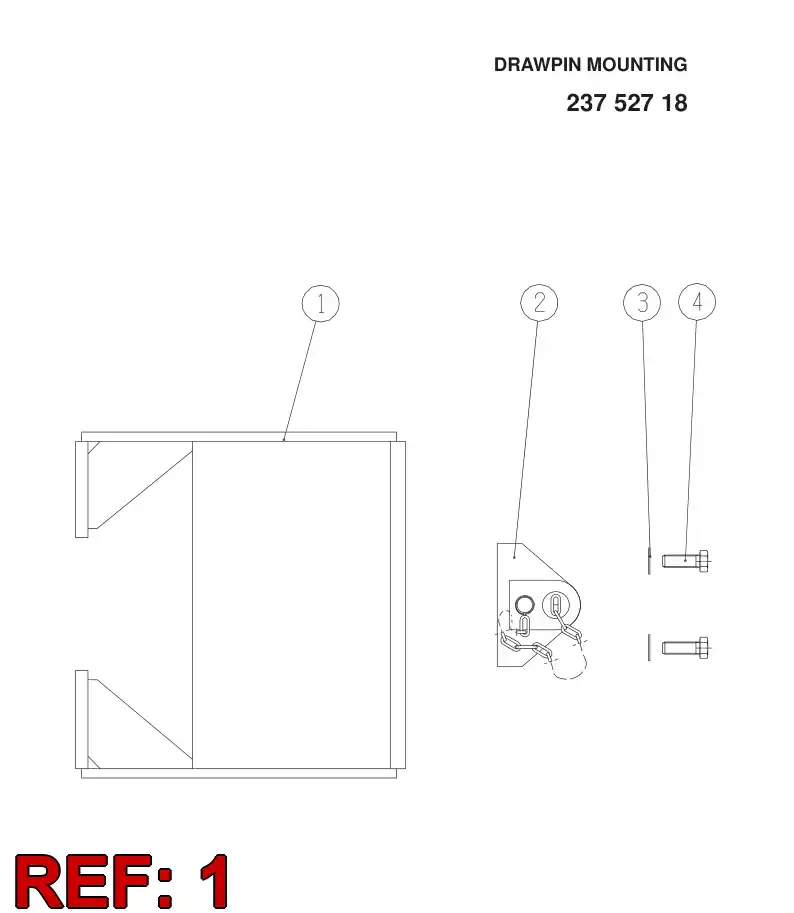 23752698 237 526 98 SUPPORT - Sandvik Technical Drawing