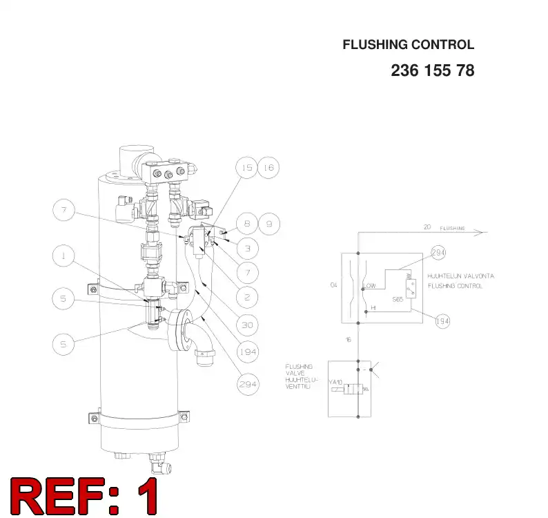 23758108 237 581 08 MEASURING FITTING - Sandvik Technical Drawing
