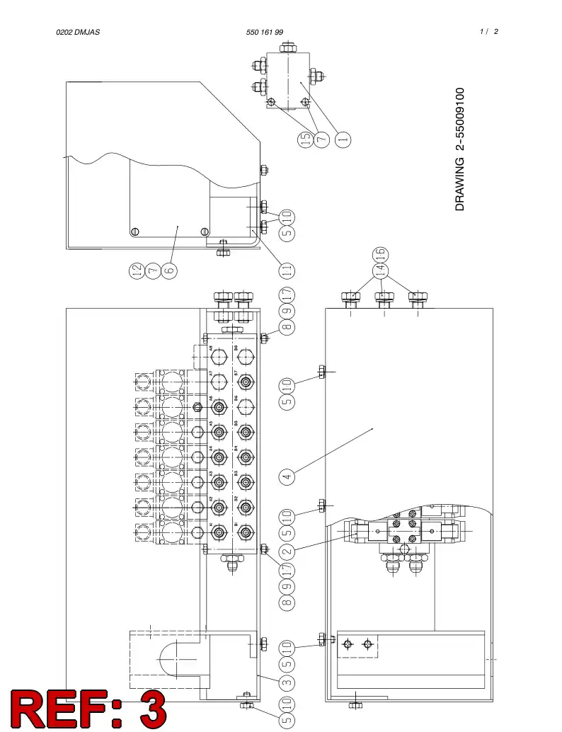 23760578 237 605 78 VALVE BOX - Sandvik Technical Drawing