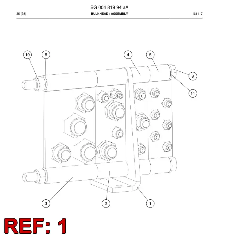 23761998a 237 619 98a SUPPORT - Sandvik Technical Drawing