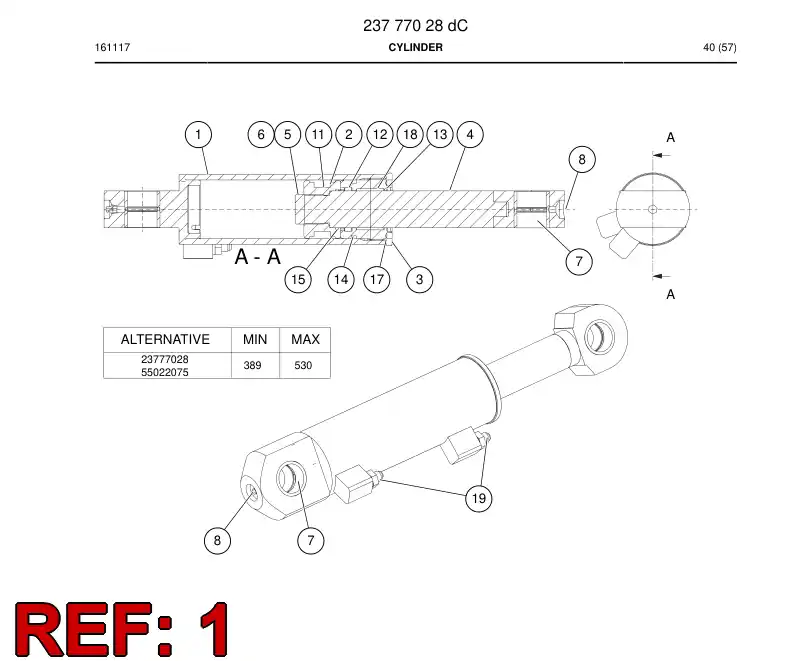 23776968a 237 769 68a TUBE - Sandvik Technical Drawing