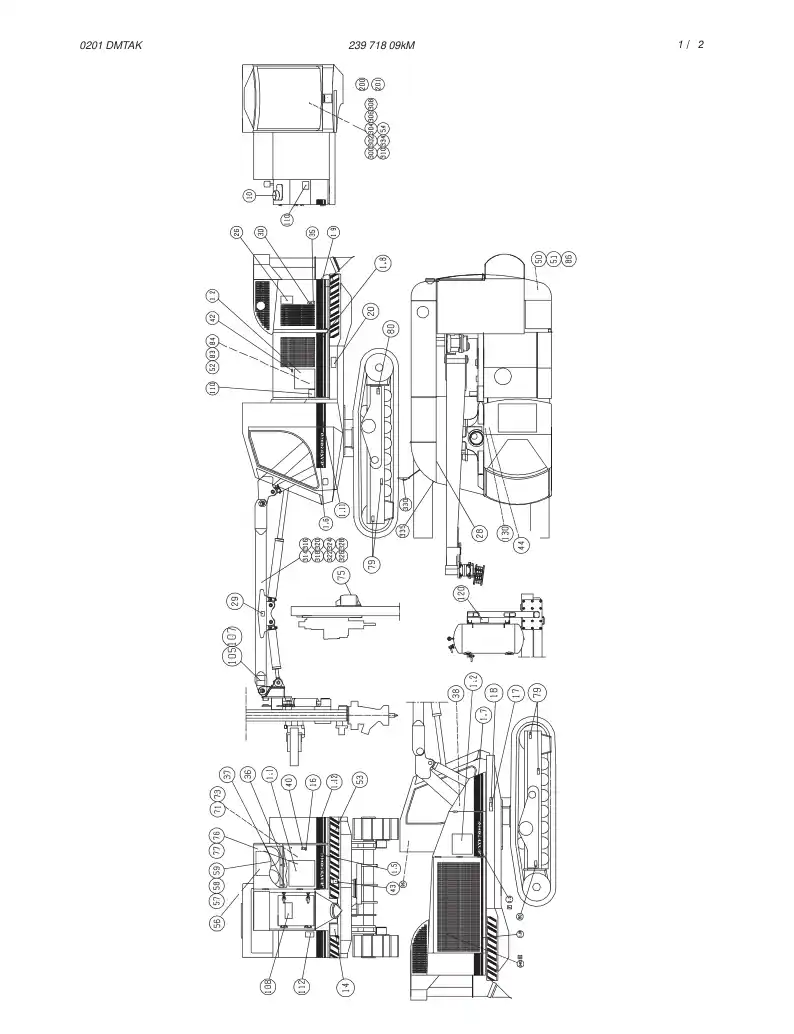 23971809kM 239 718 09kM STICKER/SYMBOL ASSY - Sandvik Technical Drawing