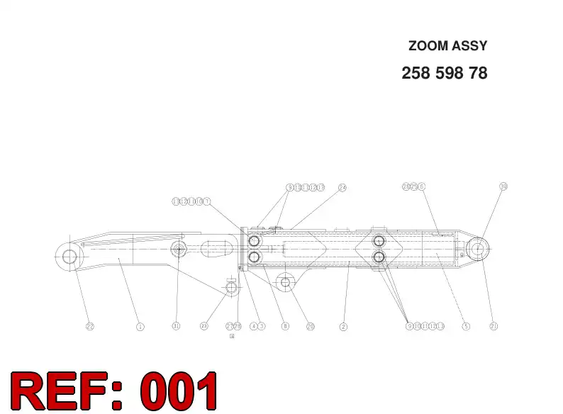 23979218 239 792 18 Tube, Inner - Sandvik Technical Drawing