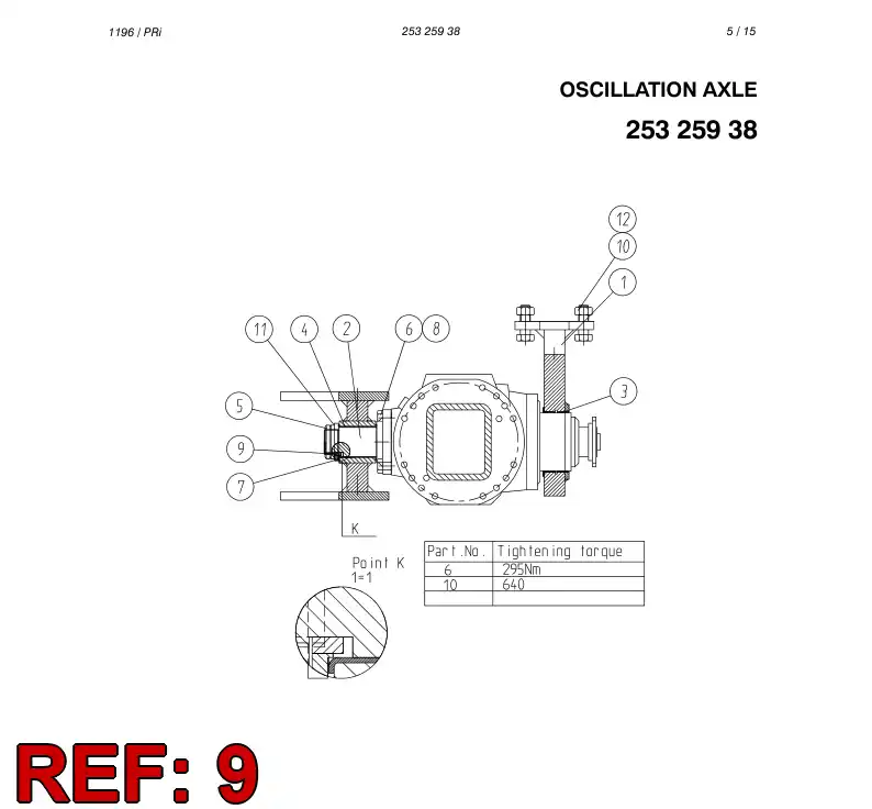 25281708 252 817 08 KEY - Sandvik Technical Drawing