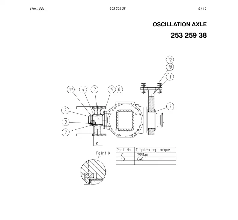 25325938 253 259 38 Oscillation - Sandvik Technical Drawing