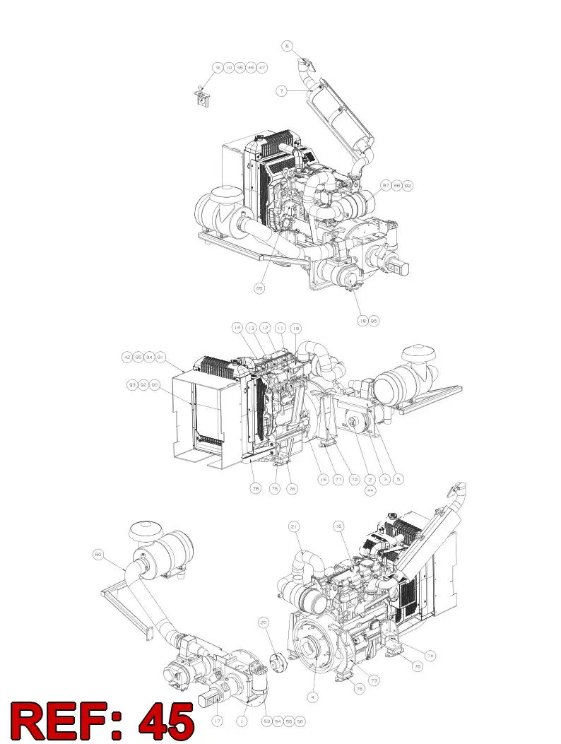 25609948 256 099 48 SUPPORT - Sandvik Technical Drawing