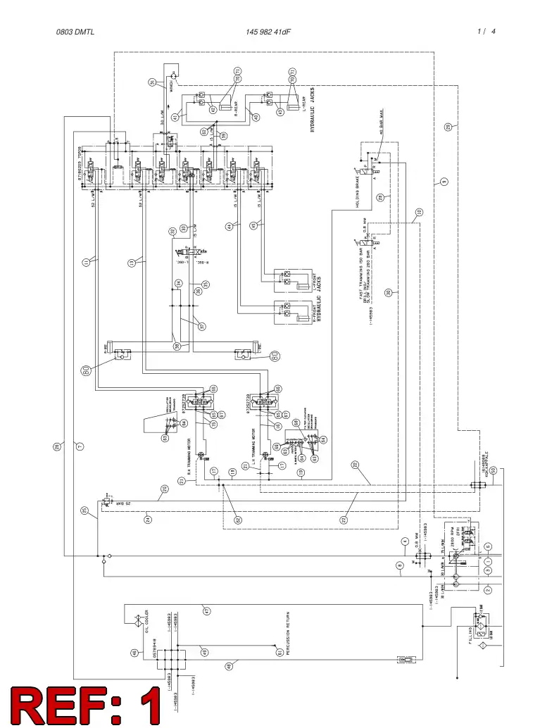 25715408 257 154 08 HYDR. HOSE - Sandvik Technical Drawing