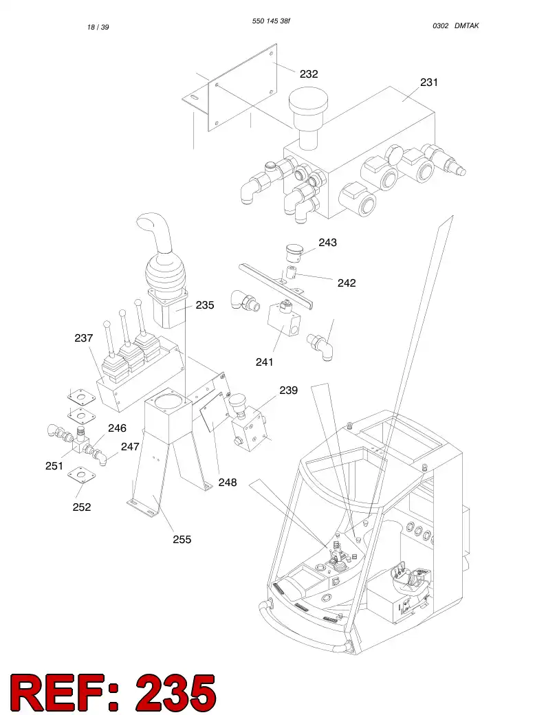 25817978 258 179 78 PILOT CONTROL VALVE ASSY - Sandvik Technical Drawing