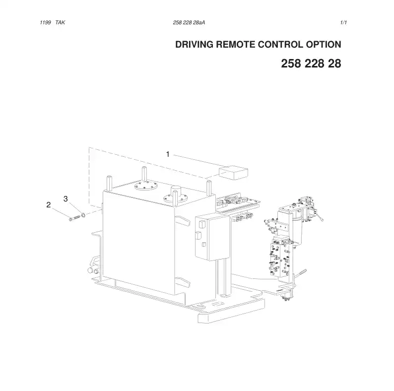 25822828aA 258 228 28aA  - Sandvik Technical Drawing