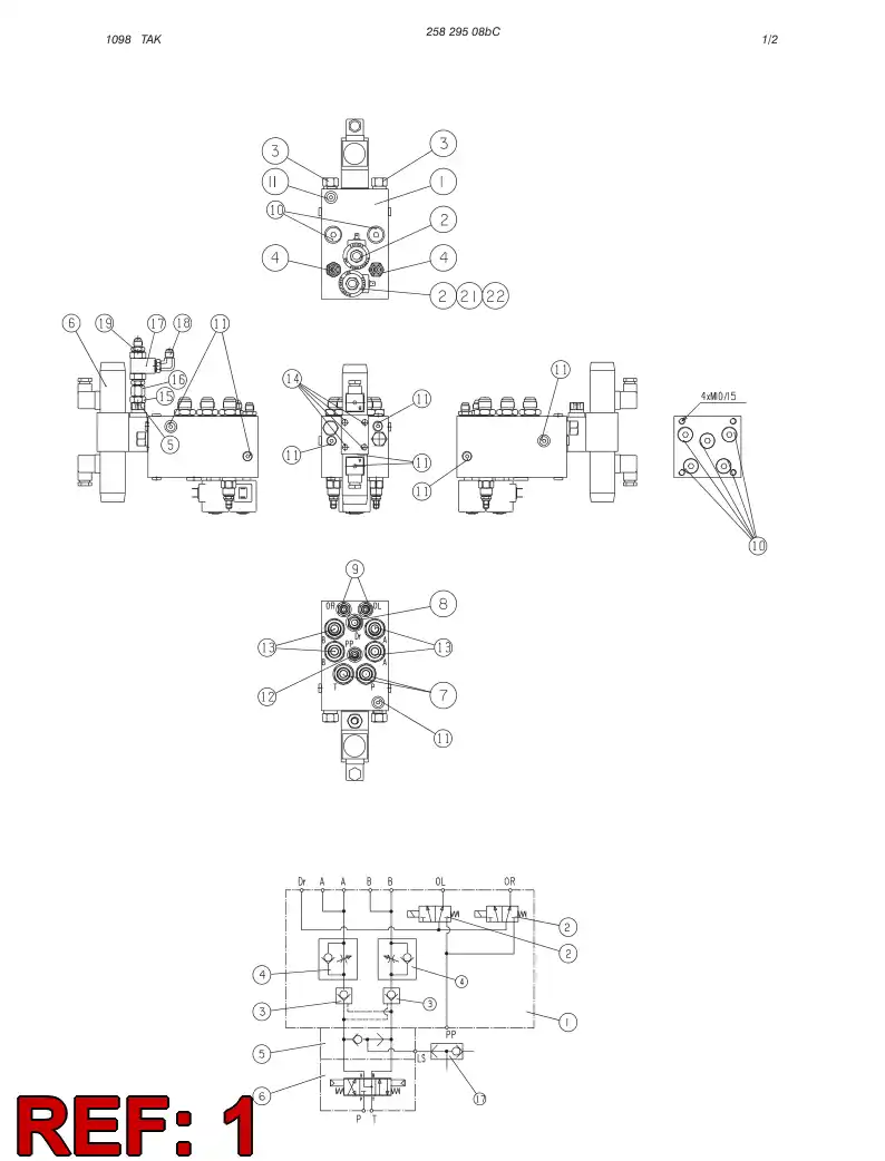 25829638 258 296 38 OSCILLATION SECTION - Sandvik Technical Drawing