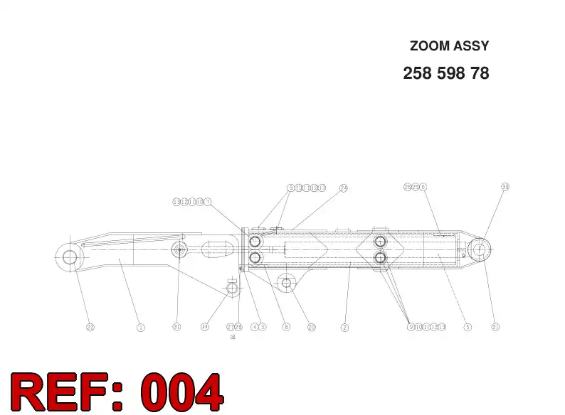 25858048 258 580 48 WIPER - Sandvik Technical Drawing