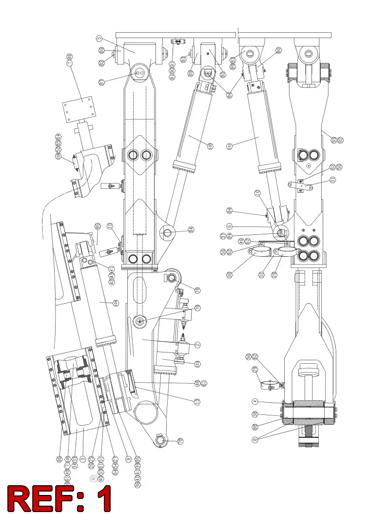 25859878 258 598 78 ZOOM ASSY - Sandvik Technical Drawing