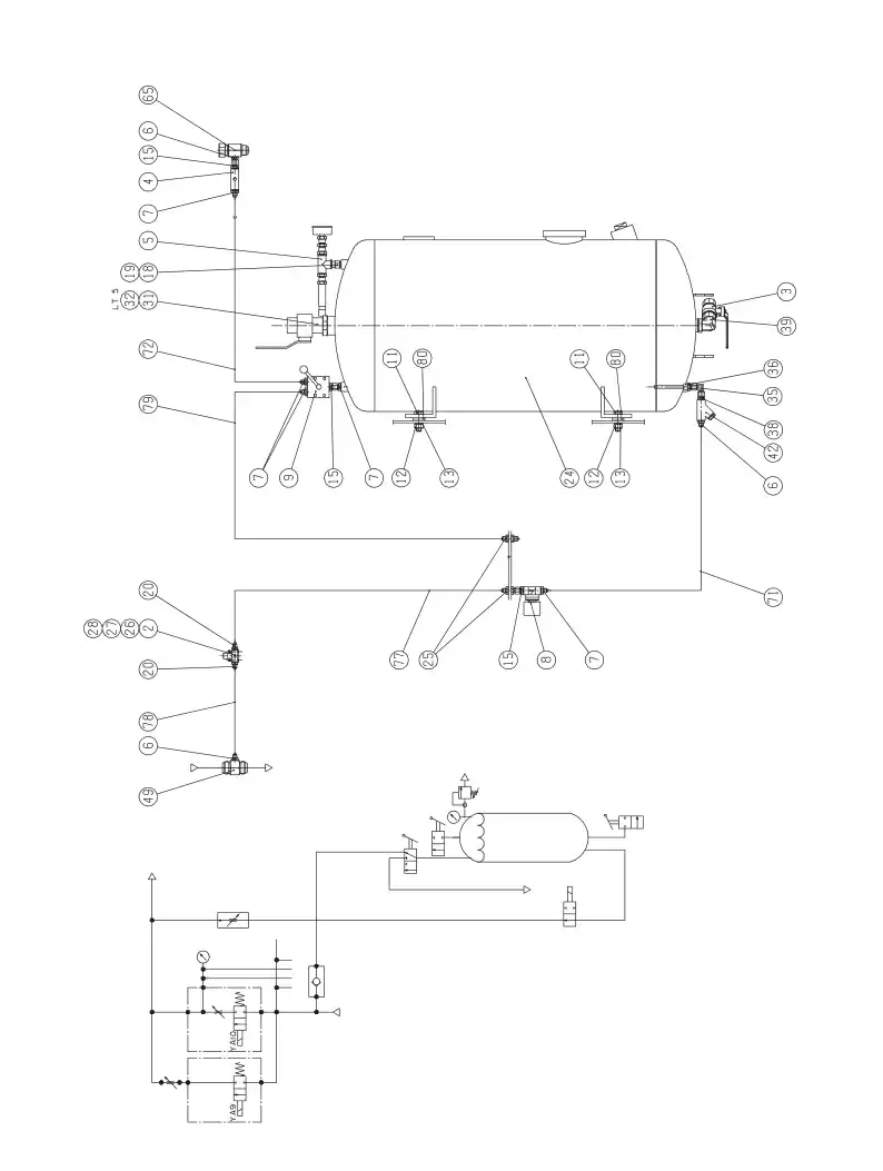 25862302fF 258 623 02fF WATER INJECTION SYSTEM - Sandvik Technical Drawing