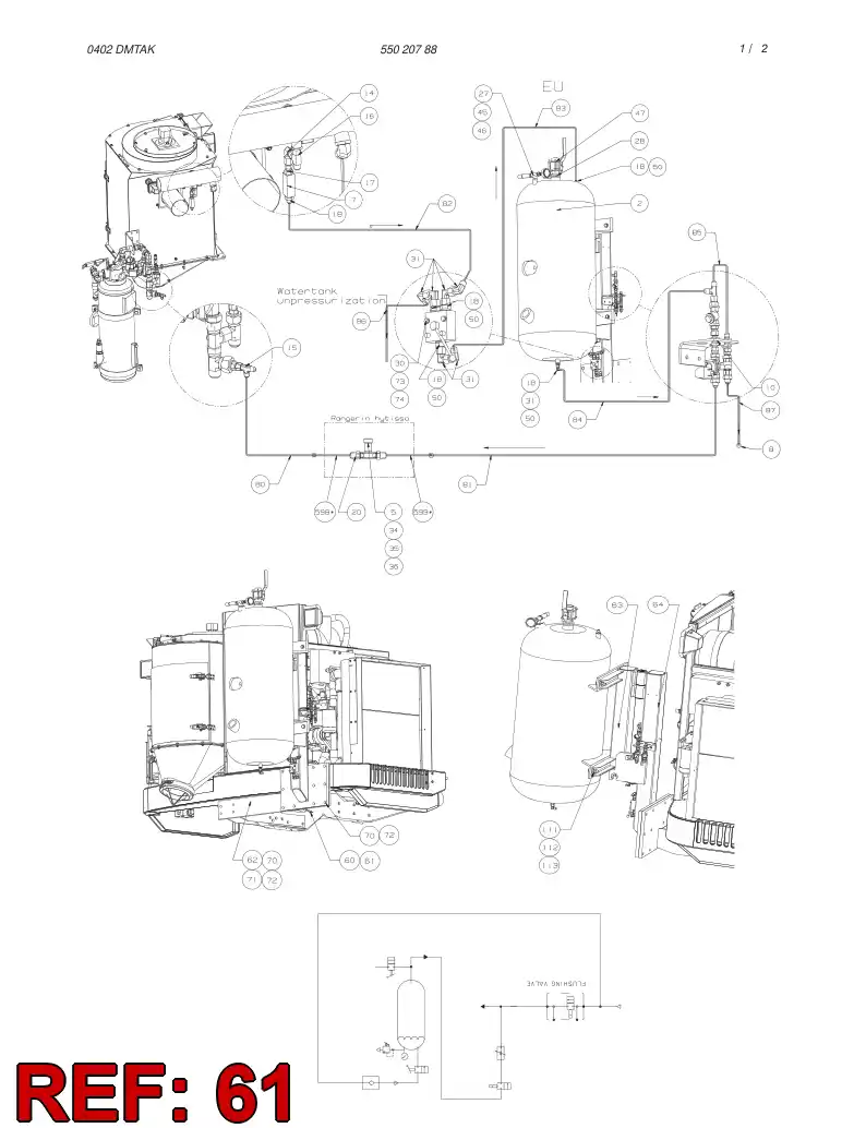 25870028 258 700 28 BOTTOM COVER PLATE MODIFICATION - Sandvik Technical Drawing