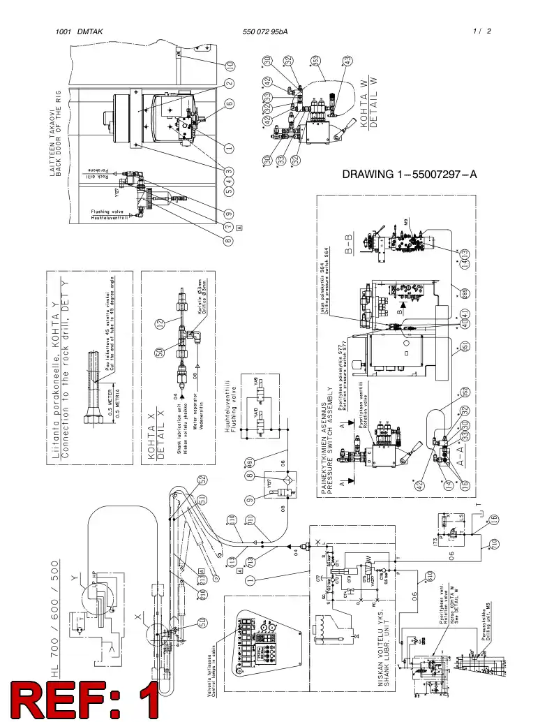 25871168 258 711 68 OIL TANK - Sandvik Technical Drawing