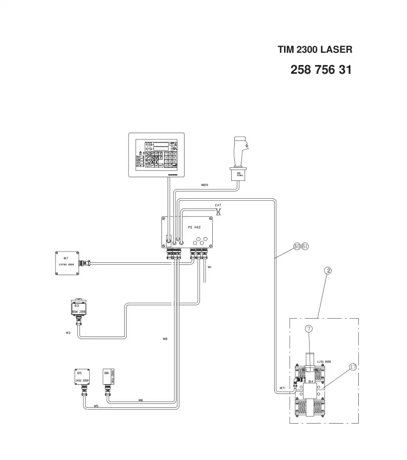 25875631bA 258 756 31bA TIM 2300 LASER - Sandvik Technical Drawing