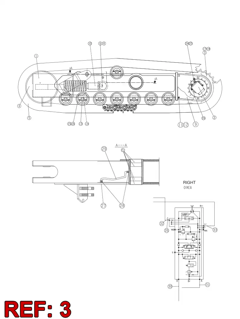 25879678 258 796 78 DRIVING GEAR - Sandvik Technical Drawing