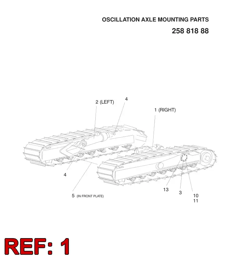 25882501 258 825 01 HYDR. CYLINDER ASSY (RIGHT) - Sandvik Technical Drawing
