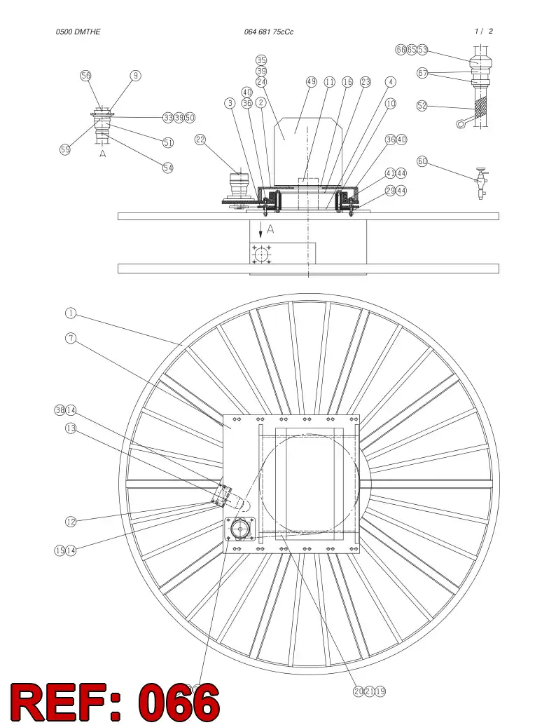 26108918 261 089 18 BUSHING - Sandvik Technical Drawing