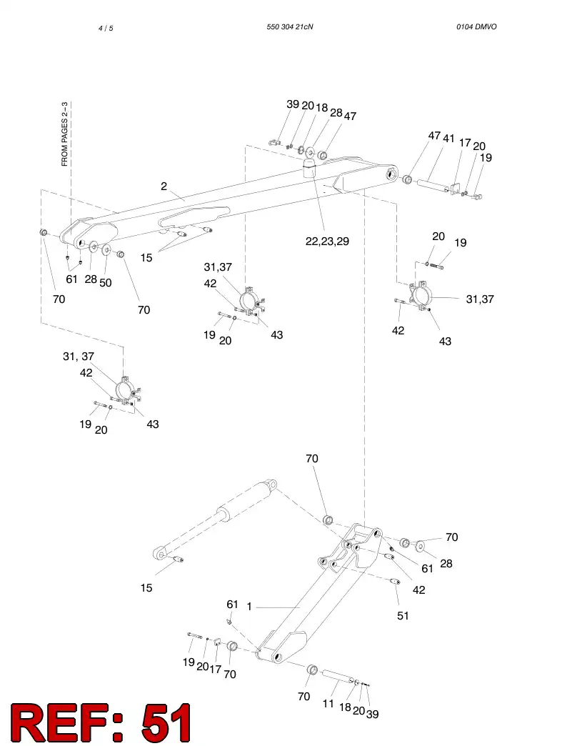 26138771 261 387 71 TAPER PIN - Sandvik Technical Drawing