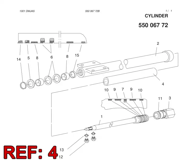 26250738 262 507 38 BUSHING - Sandvik Technical Drawing
