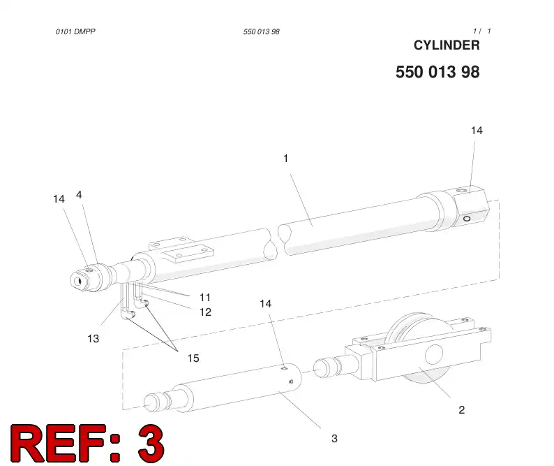 26251058 262 510 58 BUSHING - Sandvik Technical Drawing