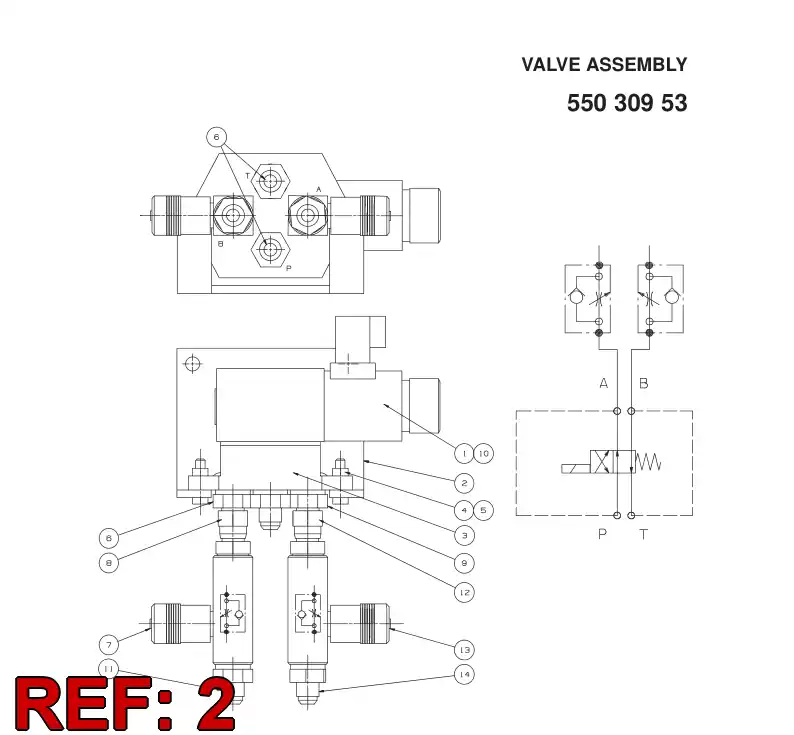 26287938 262 879 38 BRACKET - Sandvik Technical Drawing
