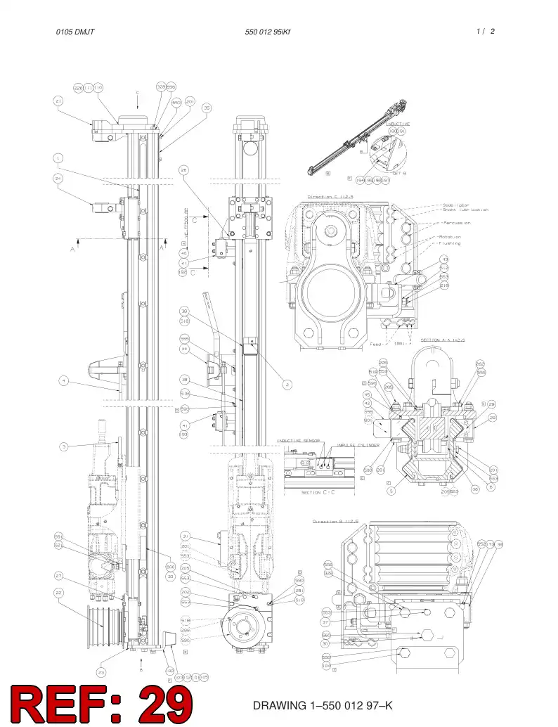 26337628 263 376 28 SLIDE PIECE - Sandvik Technical Drawing