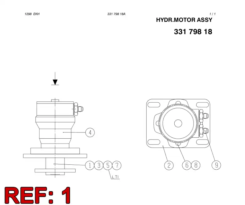 26343748 263 437 48 SPROCKET WHEEL - Sandvik Technical Drawing