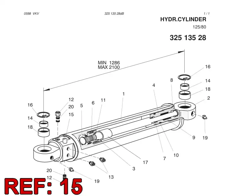 26349708 263 497 08 PIPE - Sandvik Technical Drawing