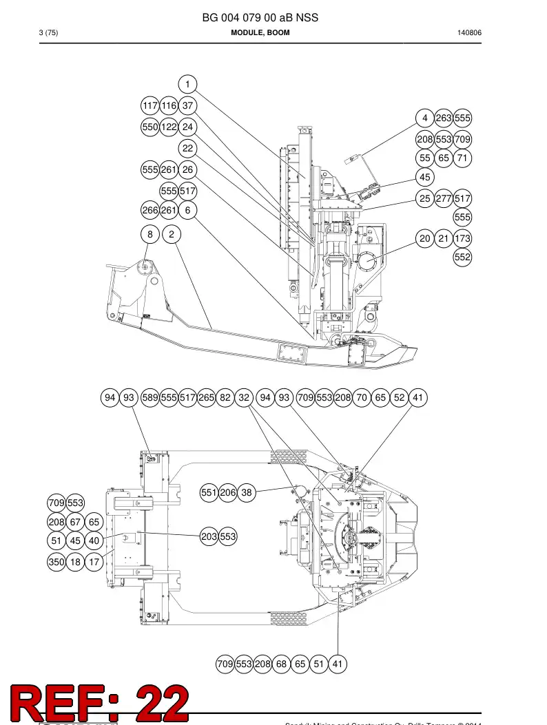 26355408a 263 554 08a COVER - Sandvik Technical Drawing