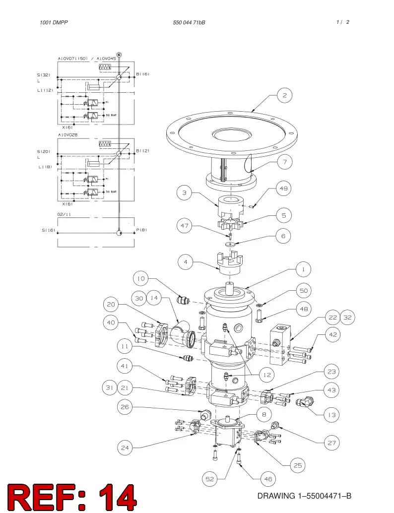 26358308 263 583 08 FITTING - Sandvik Technical Drawing