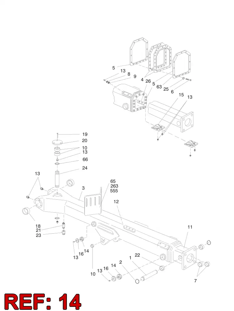 26358978 263 589 78 SLIDE PIECE - Sandvik Technical Drawing