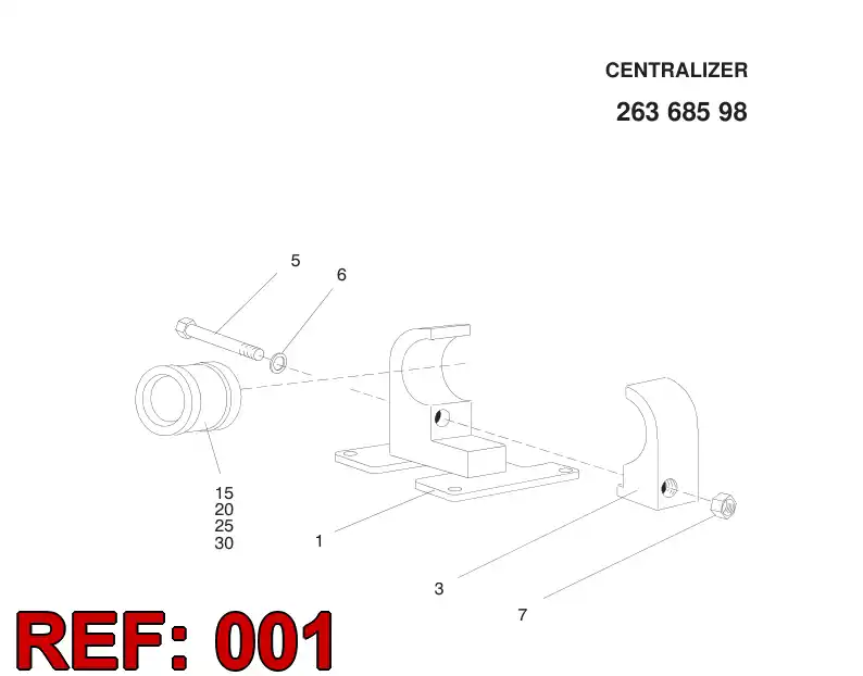 26368468 263 684 68 FRAME - Sandvik Technical Drawing