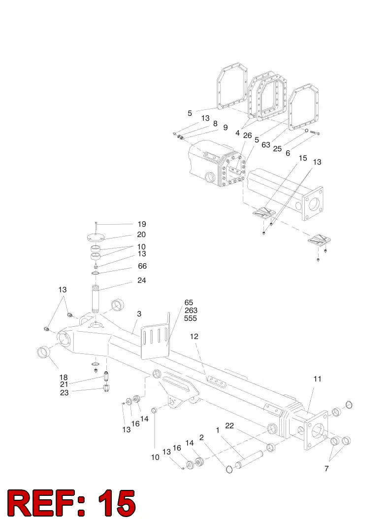 26368748 263 687 48 SLIP PLATE - Sandvik Technical Drawing
