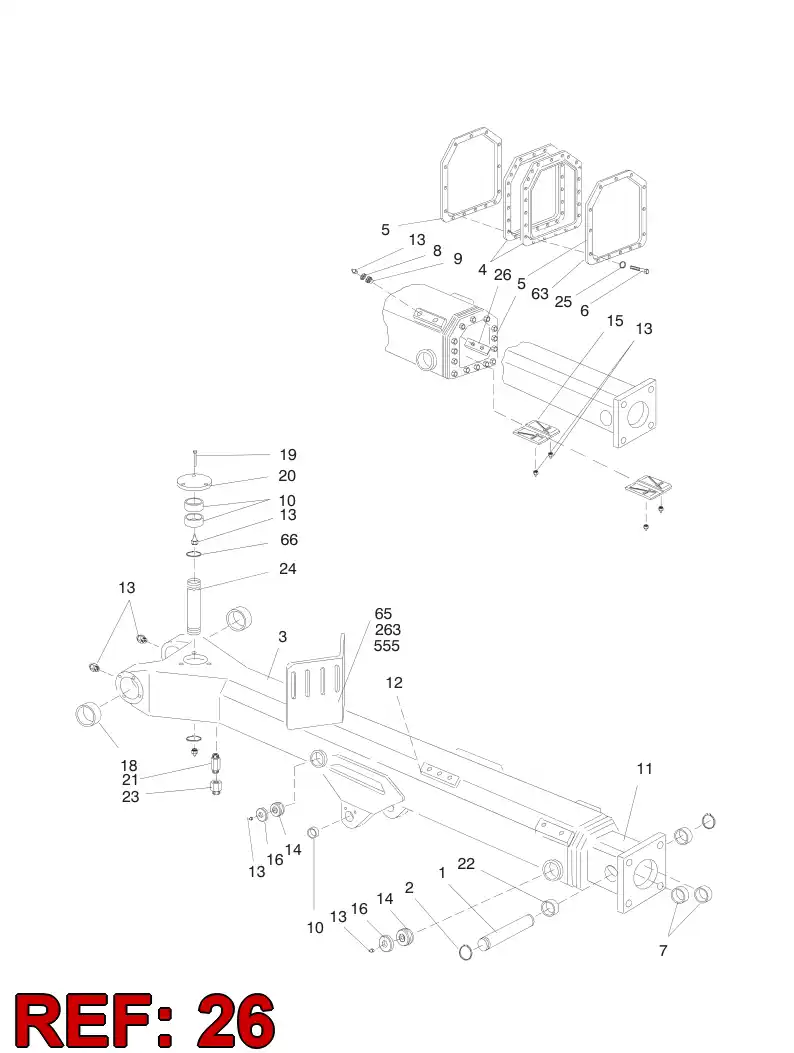 26372308 263 723 08 PLATE - Sandvik Technical Drawing
