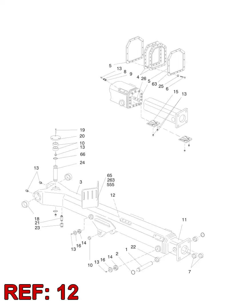 26372438 263 724 38 PLATE - Sandvik Technical Drawing