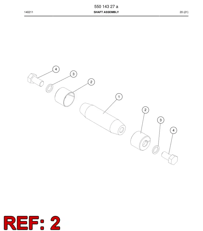 26378088b 263 780 88b Sleeve, Conical - Sandvik Technical Drawing