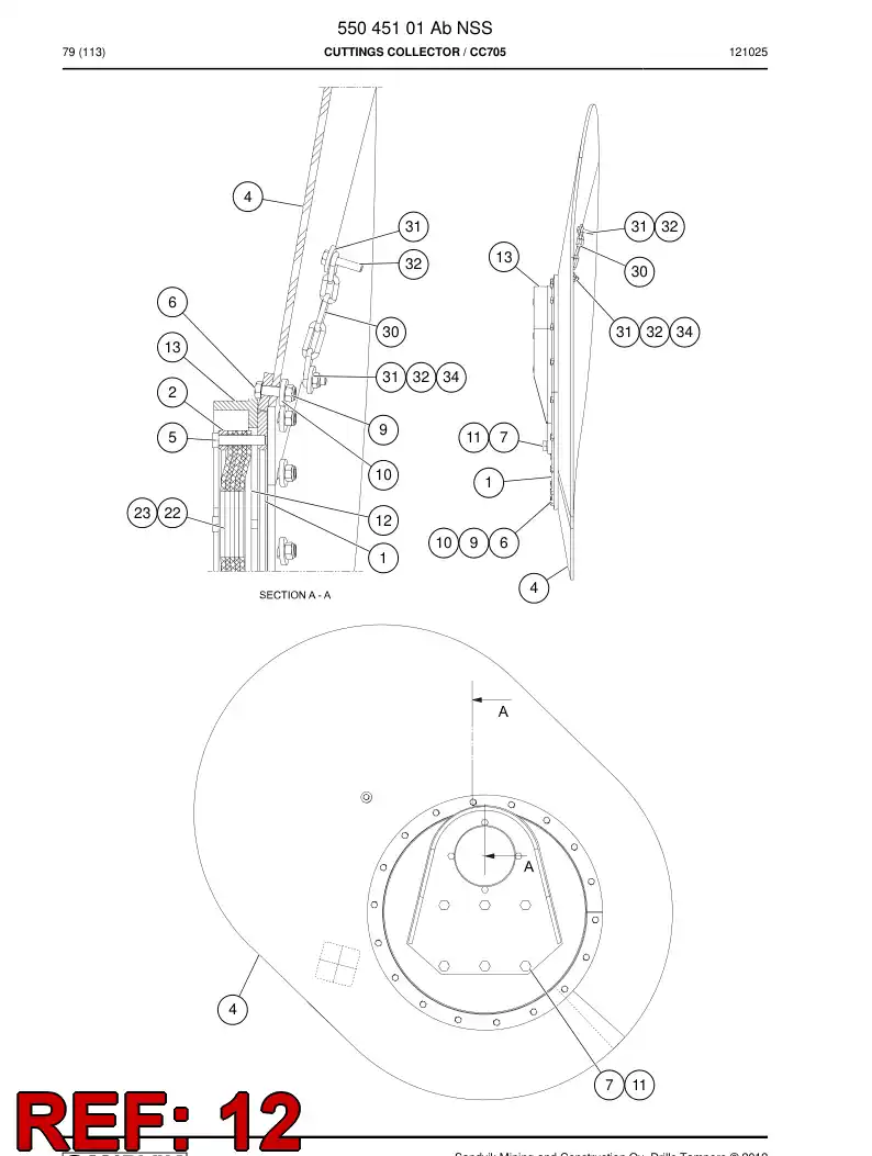 26395398 263 953 98 Cone - Sandvik Technical Drawing