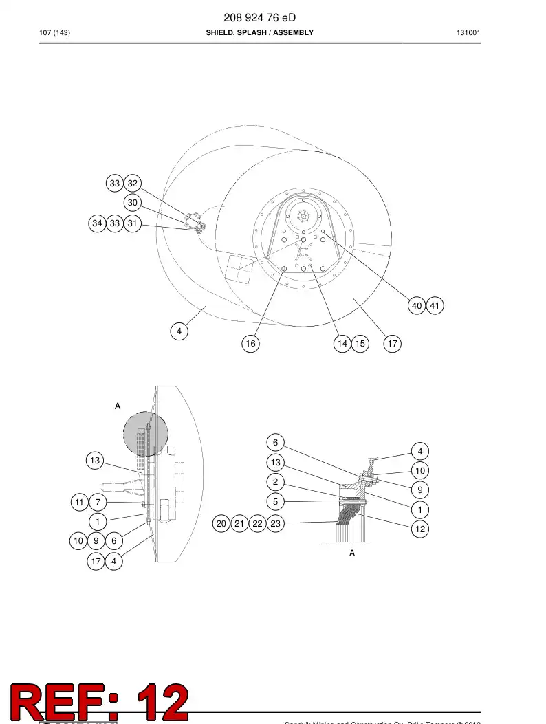 26395398a 263 953 98a Cone - Sandvik Technical Drawing
