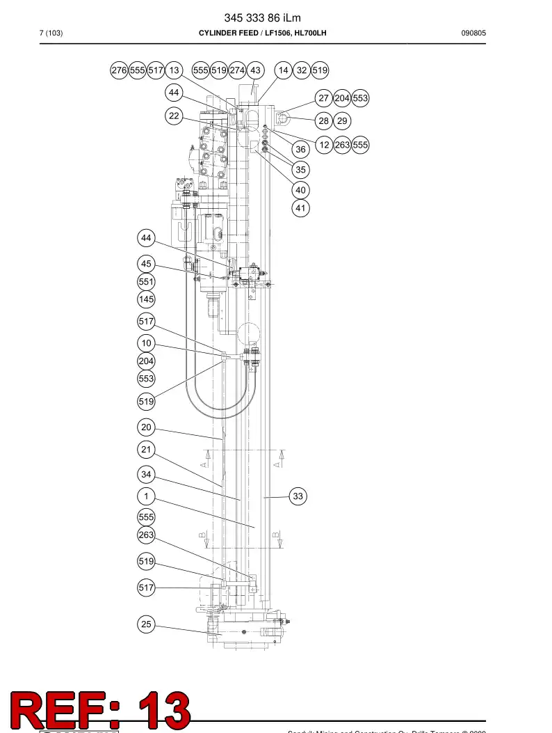 26401168 264 011 68 CATCH - Sandvik Technical Drawing