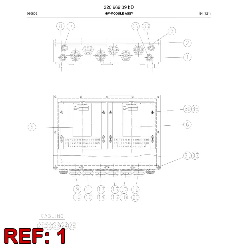 26418848 264 188 48 FRAME - Sandvik Technical Drawing