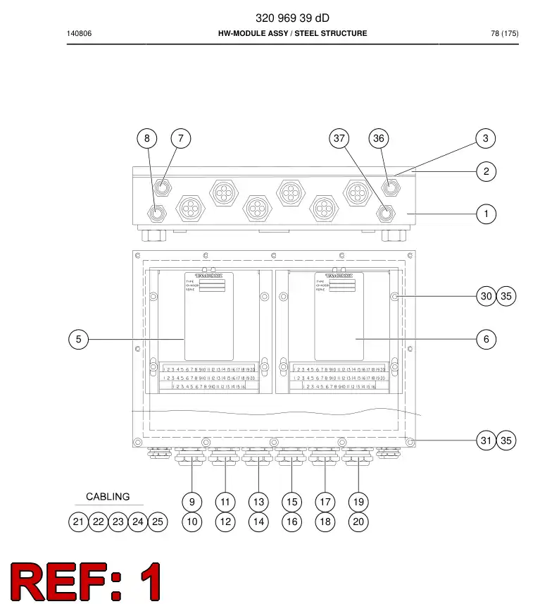 264 188 48e CHASIS - drawing