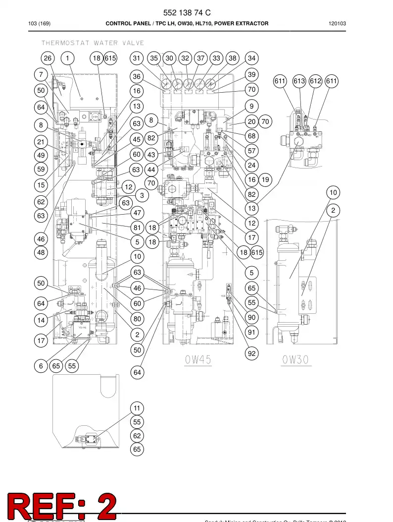 26419578 264 195 78 BRACKET - Sandvik Technical Drawing